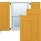 Ekena Millwork Americraft 2 Equal Raised Panel Exterior Real Wood Shutters, RW101RP12X80TUH, PR RW101RP12X80TUH - alternate 1